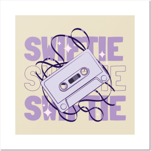 Swiftie Lavender Text With Cassette Posters and Art